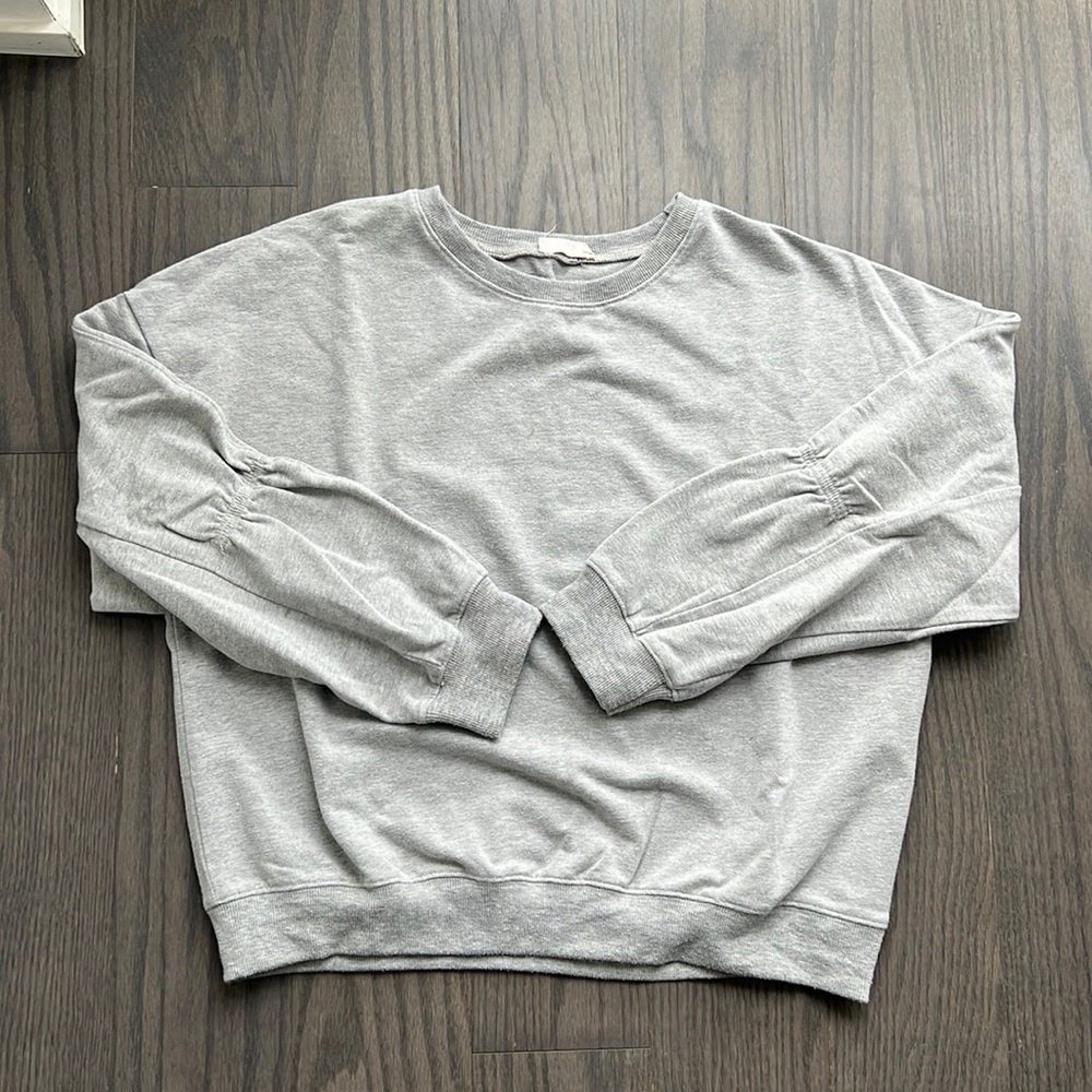 Twig sweatshirt with elastic arm detail, size Small
